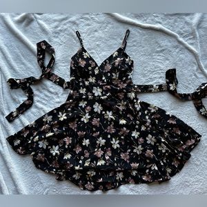 Wrap Dress w/ Padded Cups